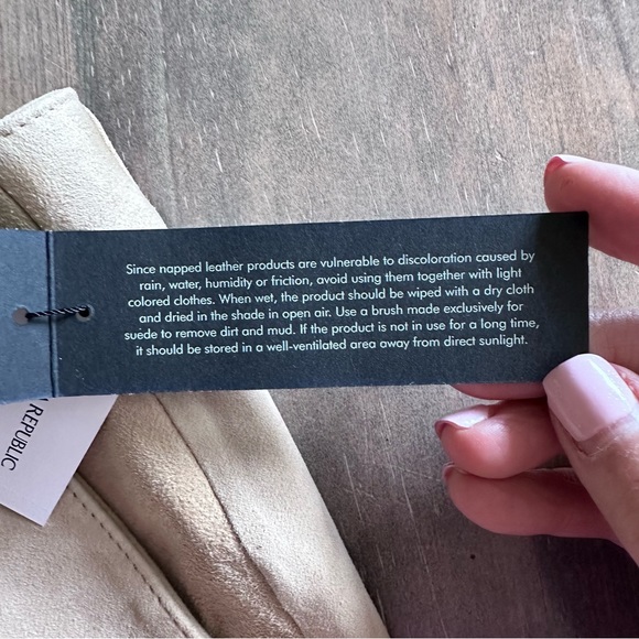 Banana Republic Women’s Pants Sz 10L Goat Leather Lined Luxurious Soft - Picture 10 of 13